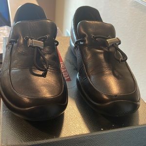 Men Prada loafers. Worn but in great condition.